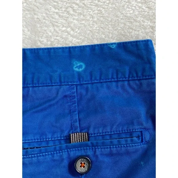 Ted Baker London Blue Shorts Chino Casual Summer Mens Size 28R **READ** - Picture 6 of 6